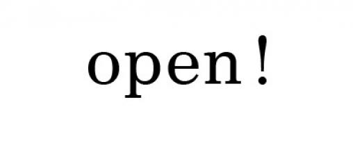 Open! Open! Logo